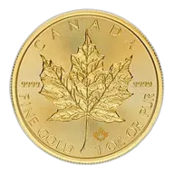 2026 1 oz Canadian Gold Maple Leaf Coin BU