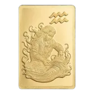 Pamp Suisse 1/2 Gram Gold Zodiac--Aquarius