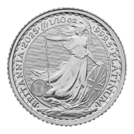 2025 Royal Mint Platinum Britannia 1/10oz