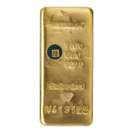 Metalor 1kg Cast Gold Bullion Bar