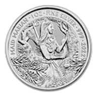 2022 Great Britain 1 oz Silver Myths & Legends: Maid Marian BU