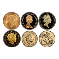 1952-2022 Britain Gold 1 Sovereign (Queen Elizabeth II) - XF+