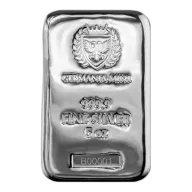 Germania Mint 5oz Silver Bullion Cast Bar
