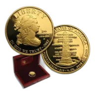 1/2 oz .9999 Fine Gold - US Mint - 2007 1/2 oz Gold Jefferson's Liberty w/Box