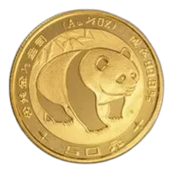 1/2 Oz China Gold Panda - BU (Random Year, Sealed Packaging)