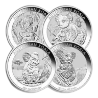 1 Kilo Silver Australia Koala - BU (Random Year)