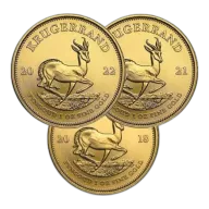 Pre-Owned 1 oz South African Mint Krugerrand Gold Coin