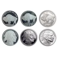 Silver Buffalo Round