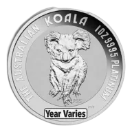 1 Oz Australia Platinum Koala - BU (Random Year)