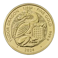 2024 Tudor Beasts Dragon 1/4oz Gold Coin