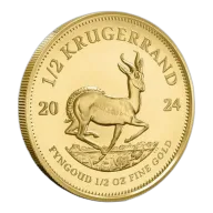 1/2 oz South African Mint Krugerrand Gold Coin