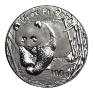 2002 1/10oz Chinese Platinum Panda (COA)