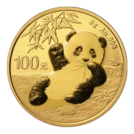 Pre-Owned Chinese Panda 8g Gold Coin - Mixed Dates