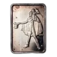 1 oz Silver Bar - Norman Rockwell (Random Motif)