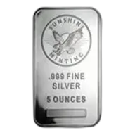 5 oz Silver Bar - Sunshine (Mint Mark SI)