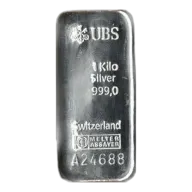 1 Kilogram UBS Silver Bar