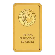 50g Perth Mint Gold Bar