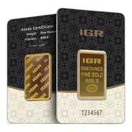 1 oz Gold Bar - (IGR) Istanbul Gold Refinery (New with Assay)