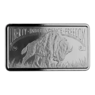 10 oz 999 Silver Liberty Trade Buffalo Bars