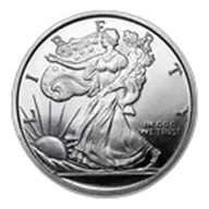 1/2 oz Silver Round - APMEX (Walking Liberty Half-Dollar)