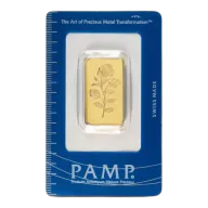 1/2 Oz Gold Pamp Suisse Rosa Bar (IN ASSAY)