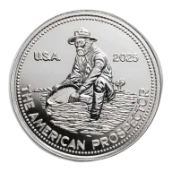 2025 1 oz Silver Round - Engelhard Prospector
