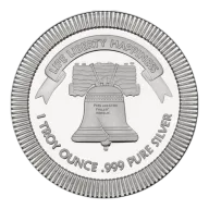Liberty Bell Stackables 1oz .999 Silver Medallion