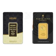 1 oz Gold Bar - Brand Varies .9999 (Carded)