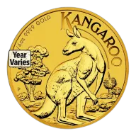 1/4 oz Australian Kangaroo/Nugget Gold Coin (Year Varies)