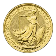 British Gold Britannia 1/2 oz (Varied Year)