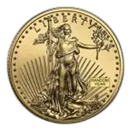1/4 oz American Gold Eagle Coin BU (Random Year)