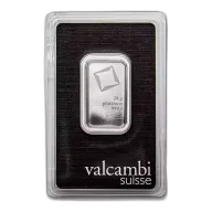 20 Gram Valcambi Minted Platinum Bar