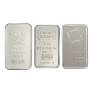 1oz Uncarded Various Mint Platinum Bar