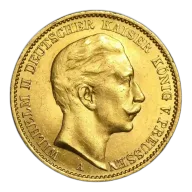 Germany Gold 20 Marks (Various Years and Designs)