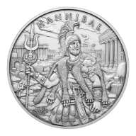 1 Troy oz Hannibal Design .999 Fine Silver Round