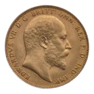 Great Britain King Edward Gold Sovereign 1902-1910 (Random Date)