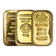 Pre-Owned 100g Gold Bar