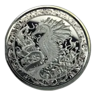 1 oz 99.9% Samoa Seahorse Silver Coin