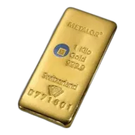 1 Kilo Gold Bar - Metalor