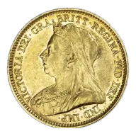 Old Head Victoria Half Sovereign (1893-1901)