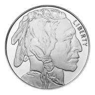 1 oz Silver Buffalo Rounds Random Mints