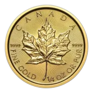 1/4 oz Maple Leaf Gold coin