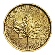 1/10 oz Maple Leaf Gold Coin