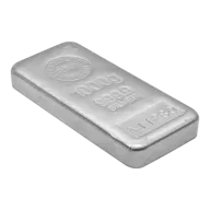 1kg (1000g) Silver Cast Royal Mint Refinery RMR Bar with Certificate