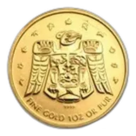 2009 Canada 1 oz Gold Maple BU (Vancouver Olympics, T'bird)