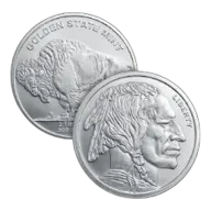 2 oz Silver Buffalo Silver Round
