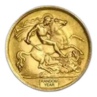 Great Britain Gold Half Sovereign (Random) Avg Circ