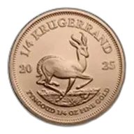 2025 South Africa 1/4 oz Gold Krugerrand BU