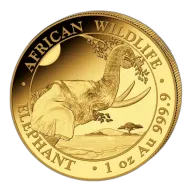 1 oz Somalia Elephant Gold Coin