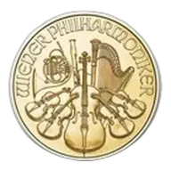 2025 Austria 1/2 oz Gold Philharmonic BU